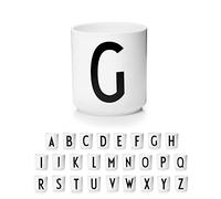 Design Letters Tazzine Caffe A-Z | Porcellana Tazza Lettera | Idee Regalo Donna Compleanno, Regalo Amica, Regalo Anniversario | Tazze con Iniziali | Tazze Colazione | Tazzine Caffe Particolari, 250 Ml