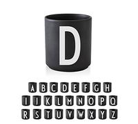 Design Letters Tazzine Caffe in Porcellana A-Z | Idee Regalo San Valentino per Lei, Regali San Valentino per Lui | Tazze Colazione Perfetto per Decorazione Della Casa, Decorazione della Tavola, 250 Ml