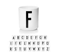 Design Letters Tazzine Caffe A-Z | Porcellana Tazza Lettera | Idee Regalo Donna Compleanno, Regalo Amica, Regalo Anniversario | Tazze con Iniziali | Tazze Colazione | Tazzine Caffe Particolari, 250 Ml