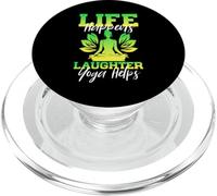 Design Life Happens Laughter Yoga PopSockets PopGrip per MagSafe