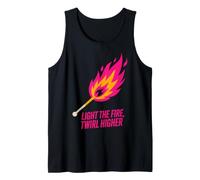 Design Light The Fire Twirl - Fiamma Fluorescente Canotta