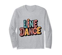 Design Line Dance | Motivo colorato per Amanti della Danza Maglia a Manica
