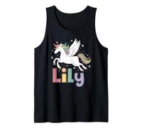 Design magico per nome ragazza unicorno giglio Canotta