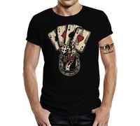 Design maglietta per il Poker Dices Zocker Nero XXL