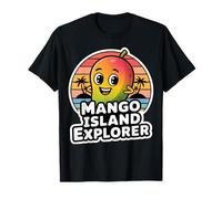 Design Mango Island Explorer per Gli Amanti della Frutta caraibica Maglietta