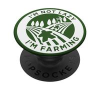 Design Meeple per gli amanti dei giochi da tavolo, non sono pigro, sto agricoltura PopSockets PopGrip Intercambiabile