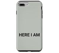 Design minimale patriottico americano QUI SONO Custodia per iPhone 7 Plus/8 Plus