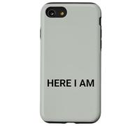 Design minimale patriottico americano QUI SONO Custodia per iPhone SE (2020) / 7/8