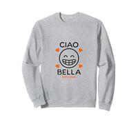 Design Minimalista Ciao Bella Italiano ESTD 2025 Cuori Felpa