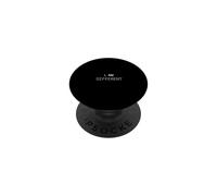 Design minimalista con scritta "I am different" PopSockets PopGrip Adesivo