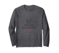 Design Minimalista con Scritta Proud Grandpa 2026" Maglia a Manica