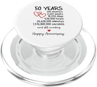 Design minimalista con tre cuori e scritta "Family" PopSockets PopGrip per MagSafe