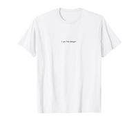 Design minimalista della dichiarazione di testo in inglese I Am the Danger Maglietta