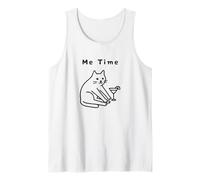 Design minimalista Yoga Cat - Chill Out Time Canotta