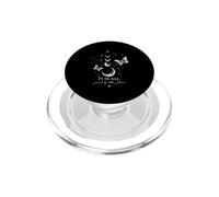 Design mistico con fasi lunari, farfalle e stelle PopSockets PopGrip per MagSafe