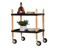 Design moderno a 2 ripiani, facile da montare, carrello da cucina con ruote, carrello da cucina per casa, soggiorno