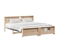 Design moderno Minimalista Letto a Piattaforma Naturale 200x200 cm