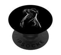 Design moderno per amanti dei gatti astratti PopSockets PopGrip Adesivo
