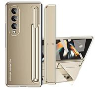 Design modulare 2 in 1 con supporto a penna rimovibile a penna invisibile Coperchio opaco per PC duro per Samsung Galaxy Z Fold 4 Caso