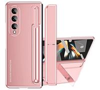 Design modulare 2 in 1 con supporto a penna rimovibile a penna invisibile Coperchio opaco per PC duro per Samsung Galaxy Z Fold 4 Caso