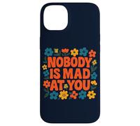 Design morbido con scritta "Nobody Is Mad At You" Custodia per iPhone 14 Plus