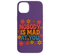 Design morbido con scritta "Nobody Is Mad At You" Custodia per iPhone 14 Plus