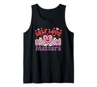 Design Motivazionale a Forma di Cuore Self Love Matters Canotta