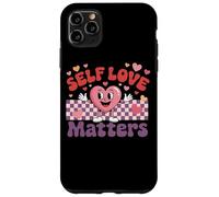 Design motivazionale a forma di cuore "Self Love Matters" Custodia per iPhone 11 Pro Max