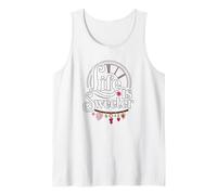 Design Motivazionale con Citazione Life is Sweeter con ciondoli a Forma di Cuore Canotta