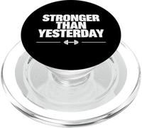 Design motivazionale della palestra più forte di ieri PopSockets PopGrip per MagSafe