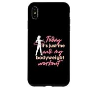 Design motivazionale per allenamento a casa per le donne Custodia per iPhone XS Max