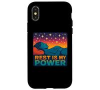 Design motivazionale Rest Is My Power Custodia per iPhone X/XS