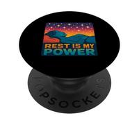 Design motivazionale Rest Is My Power PopSockets PopGrip Adesivo