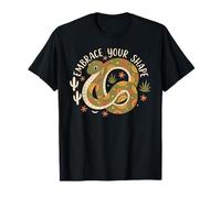 Design Motivazionale Serpente abbraccia la Tua Forma Maglietta