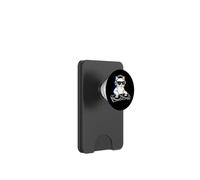 Design musicale Vaporwave stile DJ Cat Glitch PopSockets PopWallet per MagSafe