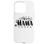 Design natalizio Merry Mama Custodia per iPhone 15 Pro Max