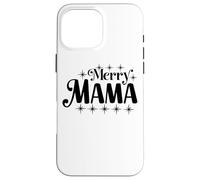 Design natalizio Merry Mama Custodia per iPhone 16 Pro Max