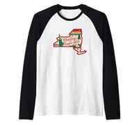 Design Natalizio nello Stato dell'Impero Maglia con Maniche Raglan