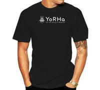 Design Nier Automata Yorha T-Shirt for Unisex Hipster Organic Tee Shirt Black L