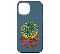 Design "No Farms No Food Blueberry Lover" Custodia per iPhone 12 mini