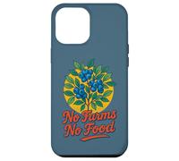 Design "No Farms No Food Blueberry Lover" Custodia per iPhone 12 Pro Max