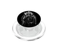 Design noir del prete ribelle, gotico urbano scuro PopSockets PopGrip per MagSafe