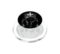 Design noir del prete ribelle, gotico urbano scuro PopSockets PopGrip per MagSafe