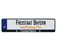 Design number plate frame federal state Freistaat Bayern 2 pieces