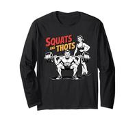 Design Old School Bodybuilding Palestra Pesi Maglia a Manica