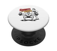 Design Old School Bodybuilding Palestra Pesi PopSockets PopGrip Adesivo