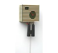Design orologi a cucù Stile Bauhaus, verde, meccanismo a 8 giorni