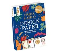 Design Paper Frida Kahlo DIN A6. Mit Handlettering-Grundkurs: 75 Motivpapiere (DIN A6, 220 g/m²), in 25 Designs, 16 Seiten Handlettering-Grundkurs, Softcover