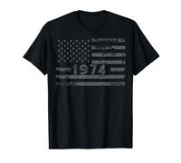 Design patriottico con anno di nascita e nato nel 1974 Maglietta
