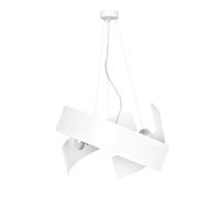 Design Pendelleuchte Bianco Ø45cm Moderno Elegante Lundy Pranzo Salotto Lampada